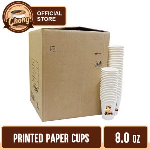 Chong Paper Cups -  PRINTED [ 8.0 oz ]
