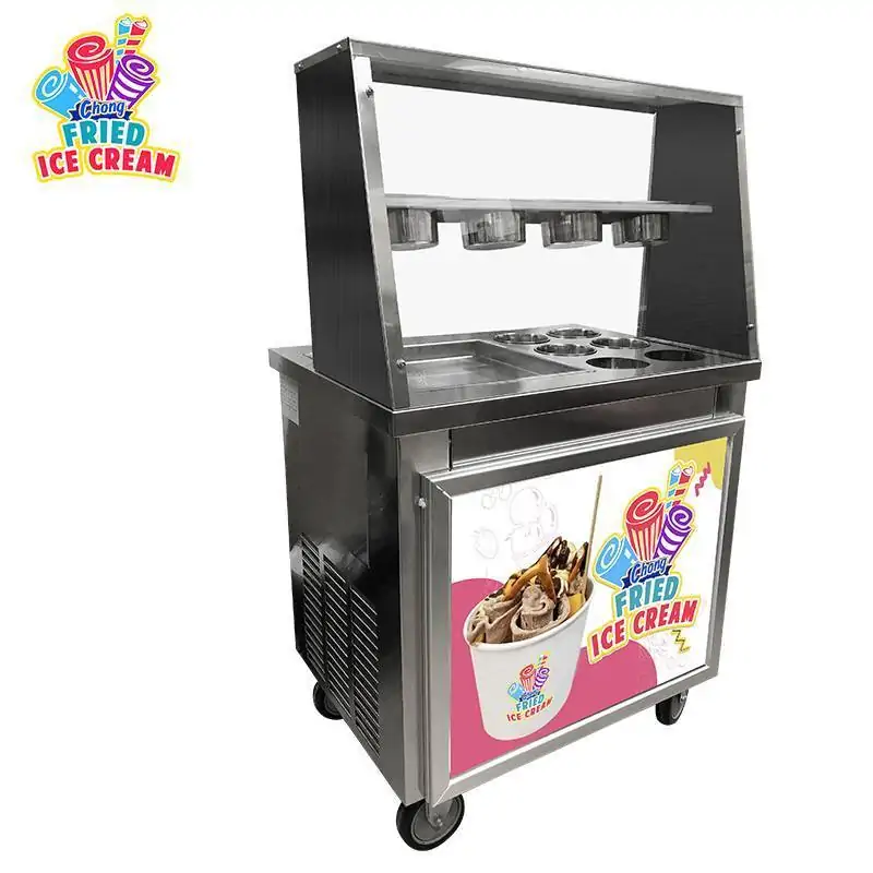 Chong Single Pan Fried Ice Cream Machine Package - Image 5