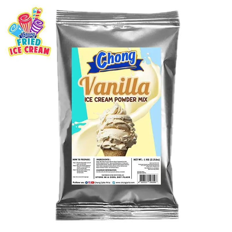 Chong Ice Cream Powder Mix - Vanilla Flavor (1 Kilo) - Image 2