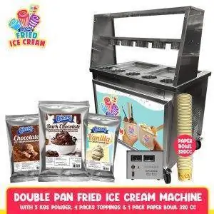 Chong Double Pan Fried Ice Cream Machine Package