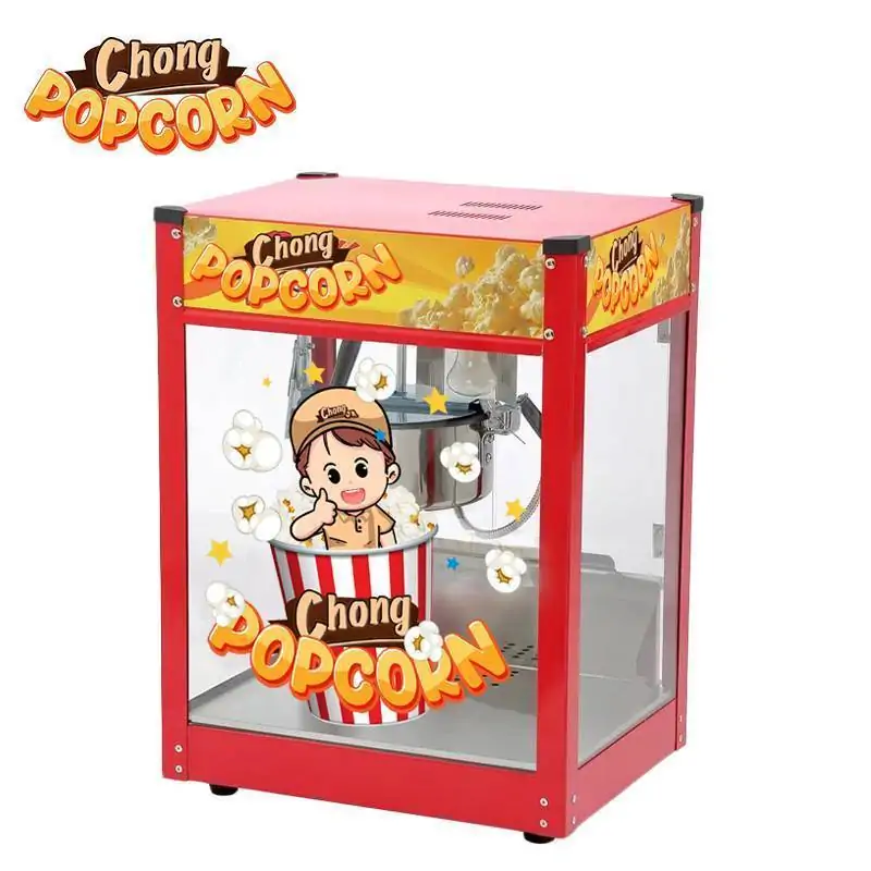Chong Popcorn Machine with Cart - Image 3
