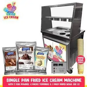 Chong Single Pan Fried Ice Cream Machine Package
