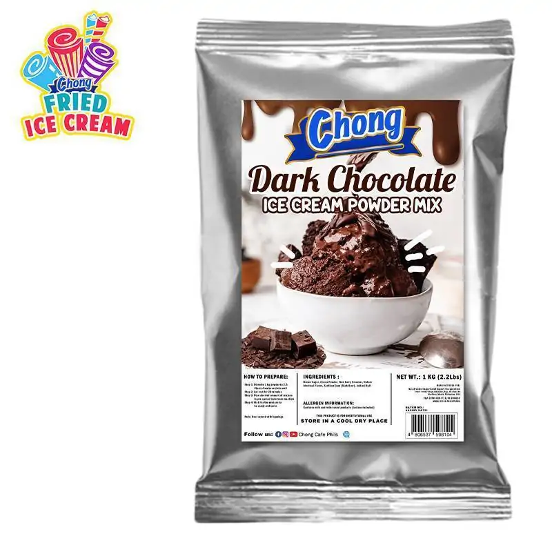 Chong Ice Cream Powder Mix - Dark Chocolate Flavor (1 Kilo) - Image 2