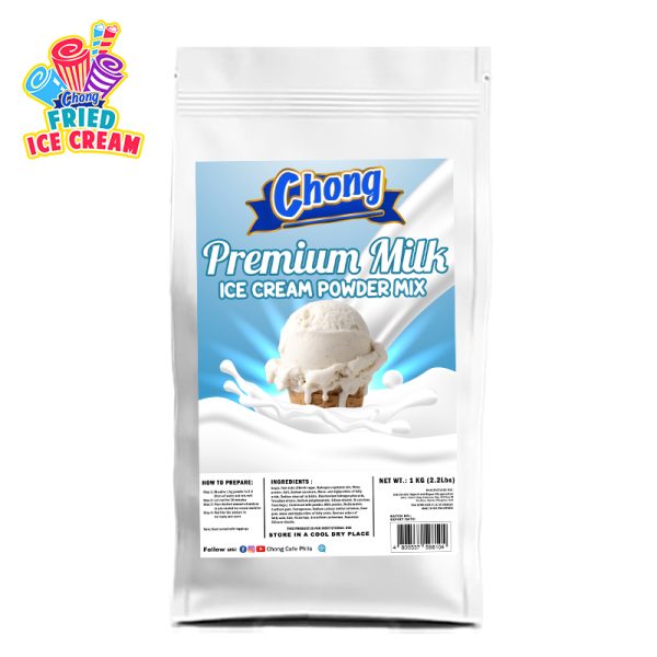 Chong Ice Cream Powder Mix - Premium Milk (1 Kilo) - Image 2
