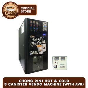Chong 2 in 1 Hot & Cold 3 Canister Vendo Machine