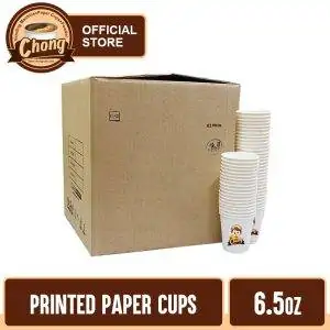 Chong Paper Cups - PRINTED with Character [ 6.5 oz ]